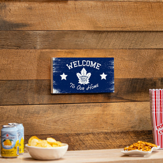 Team Sports America Classic - Toronto Maple Leafs Wood Wall Sign, 6x11