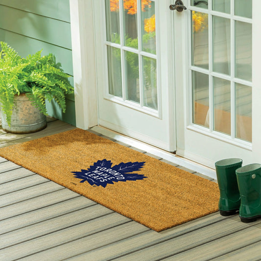 Team Sports America Everyday - Toronto Maple Leafs Extra Large Full Color Coir Mat, 60"x24"