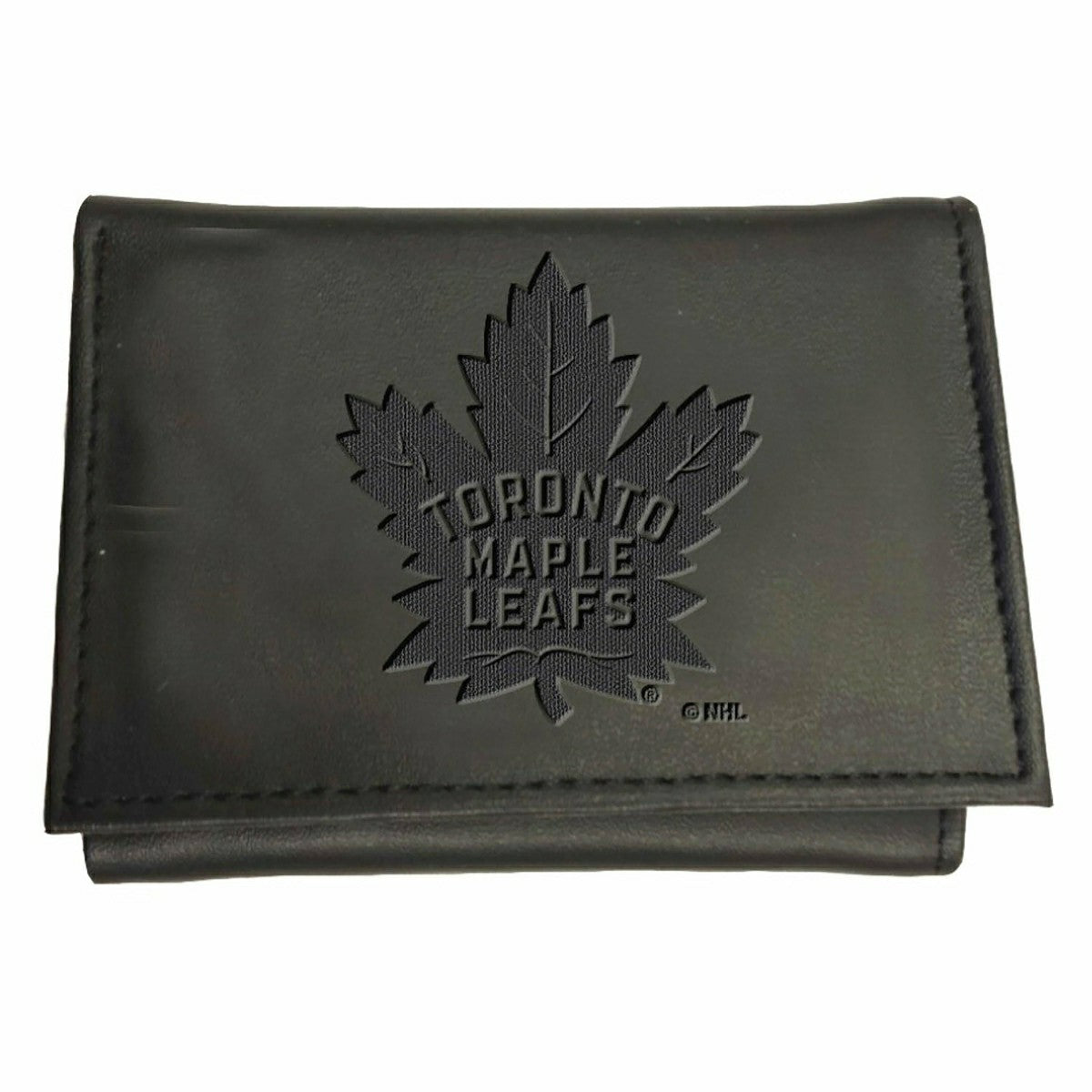 Team Sports America Essential - Toronto Maple Leafs, Tri-Fold Wallet, Black
