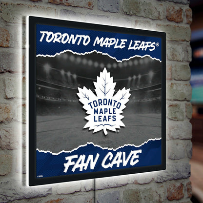 Team Sports America Classic - Toronto Maple Leafs 23"H x 23"L LED Wall Decor, Edgelite, Square