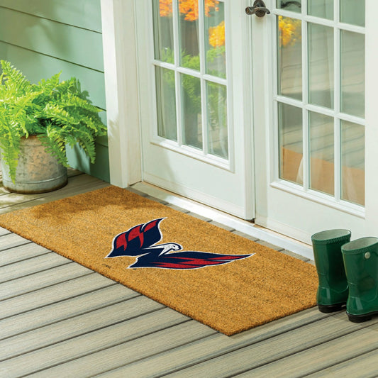Team Sports America Trending - Washington Capitals Extra Large Full Color Coir Mat, 60"x24"
