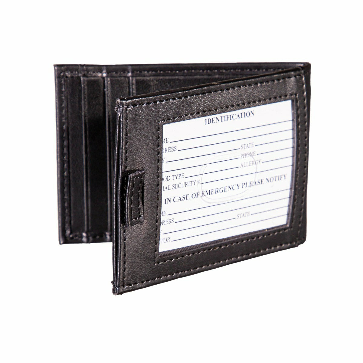 Team Sports America Trending - Front Pocket Wallet w/ RFID Blocking, Washington Capitals, Black