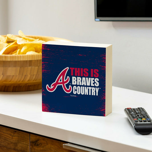 Team Sports America Trending - Atlanta Braves Plock, Down Home Fans, 6x6