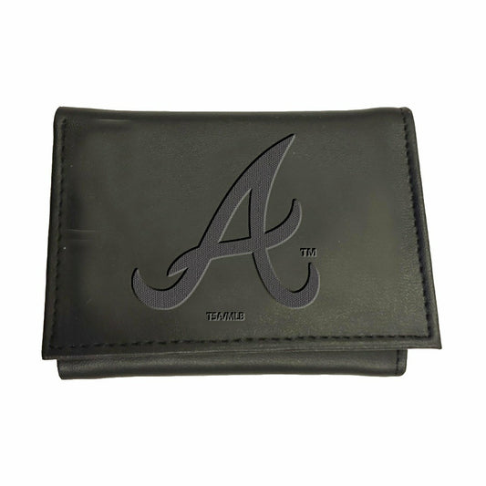 Team Sports America Everyday - Atlanta Braves Tri-Fold Wallet Black