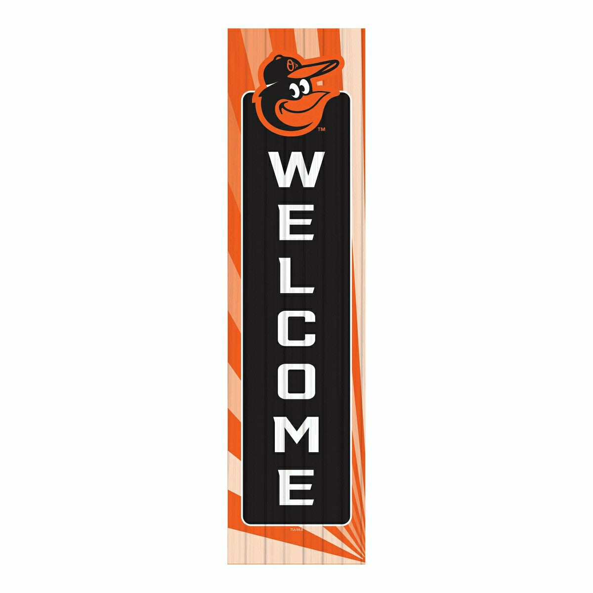 Team Sports America Everyday - Baltimore Orioles, Summer Seasonal Leaner, 46" Single Sided