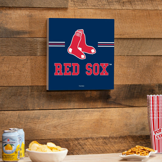 Team Sports America Trending - Boston Red Sox Wood Wall Sign, 12x12