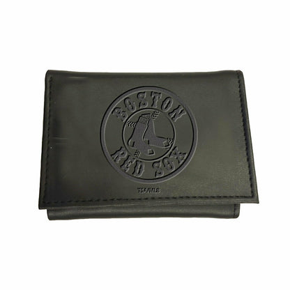 Team Sports America Signature - Boston Red Sox Tri-Fold Wallet Black