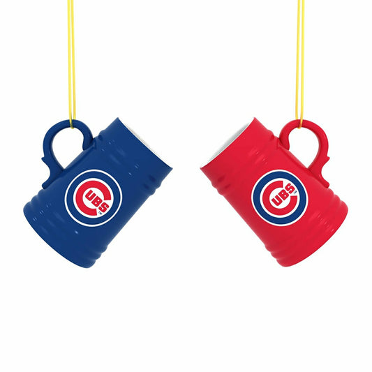 Team Sports America Essential - Chicago Cubs Ceramic Mini Stein, 3oz, set of 2