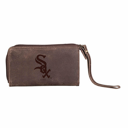 Team Sports America Classic - Chicago White Sox Wristlet Wallet Brown