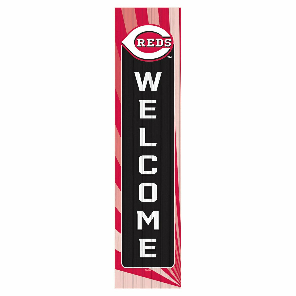 Team Sports America Recommended - Cincinnati Reds, Summer Seasonal Leaner, 46" Single Sided