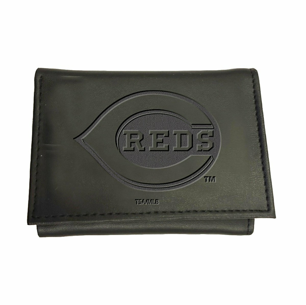 Team Sports America Signature - Cincinnati Reds Tri-Fold Wallet Black