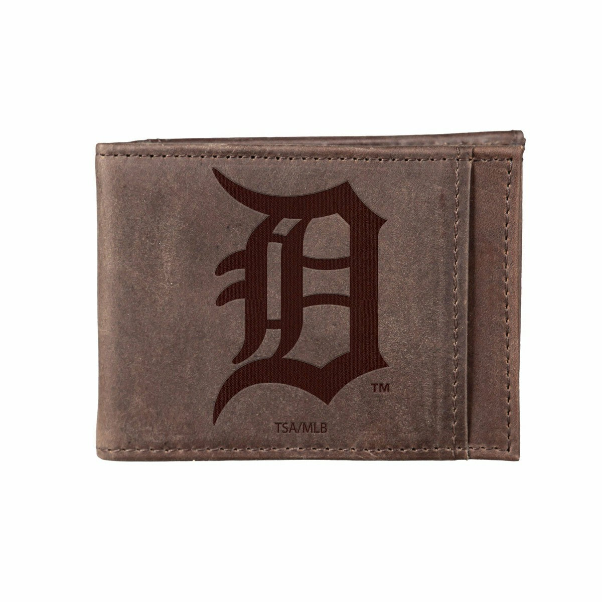 Team Sports America Everyday - Detroit Tigers Front Pocket Wallet w/ RFID Blocking Brown