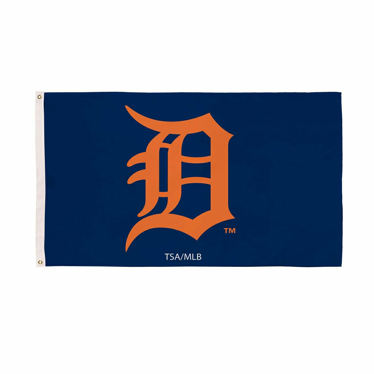 Team Sports America Exclusive - Detroit Tigers Single Sided Flag w/ 2 Grommets, 3'x5'