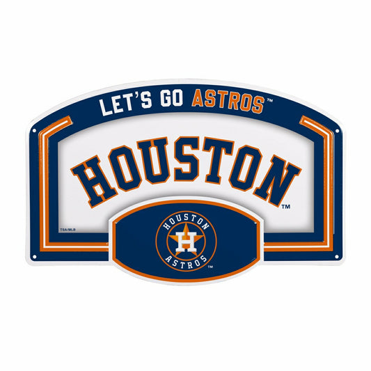 Team Sports America Everyday - Houston Astros USA Embossed Steel Wall Sign, 11" x 17"