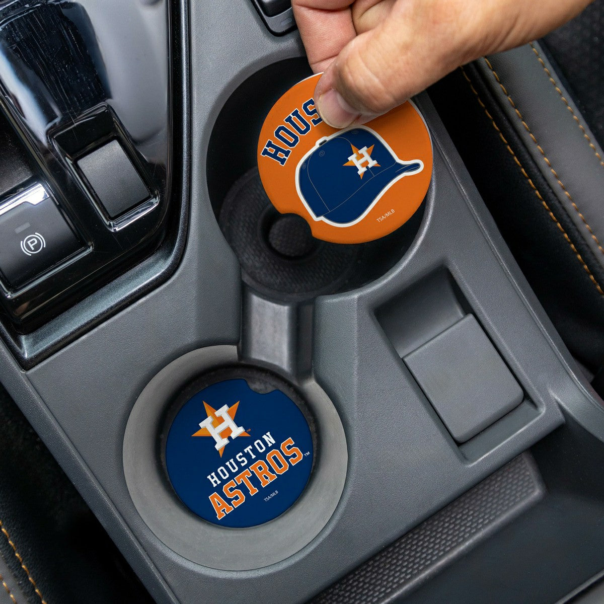 Team Sports America Trending - Houston Astros Car Coaster Set, 2pc