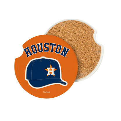 Team Sports America Trending - Houston Astros Car Coaster Set, 2pc