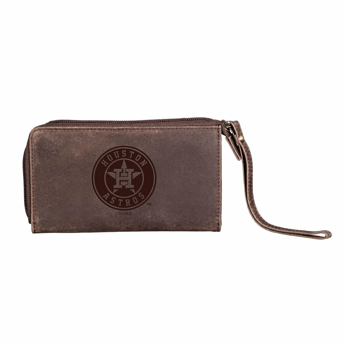 Team Sports America Essential - Houston Astros Wristlet Wallet Brown