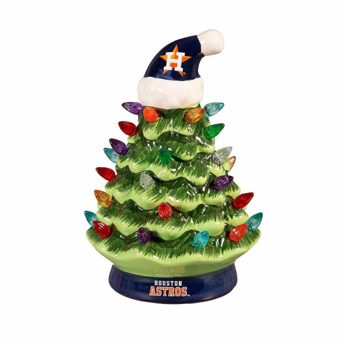 Team Sports America Trending - Houston Astros 8" LED Ceramic Christmas Tree