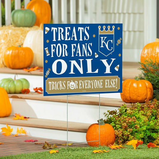 Team Sports America Signature - Kansas City Royals Coroplast Yard Sign, Halloween Treats for Fans
