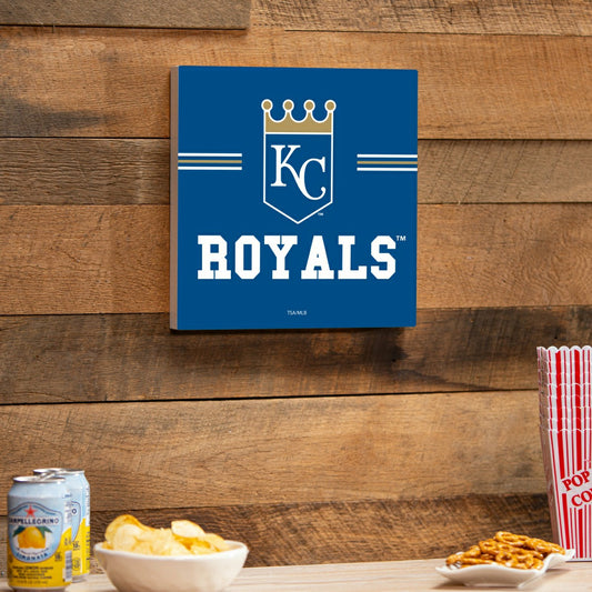 Team Sports America Trending - Kansas City Royals Wood Wall Sign, 12x12