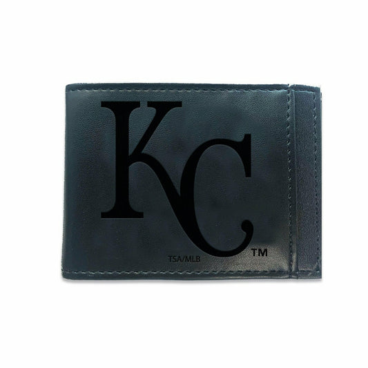 Team Sports America Signature - Kansas City Royals Front Pocket Wallet w/ RFID Blocking Black
