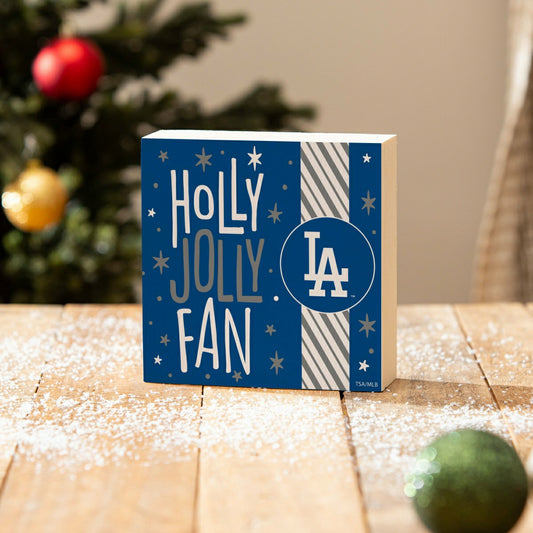 Team Sports America Value - Los Angeles Dodgers Block, Holiday, 6x6
