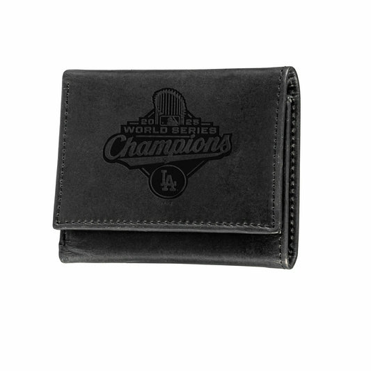 Team Sports America Recommended - Los Angeles Dodgers, World Series 2025 Wallet, Tri-fold, Black