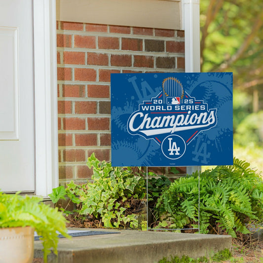 Team Sports America Exclusive - Los Angeles Dodgers, World Series 2025 Cororplast Yard Sign