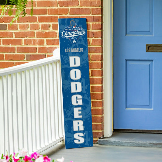 Team Sports America Classic - Los Angeles Dodgers, World Series 2025 Porch Leaner, 46"