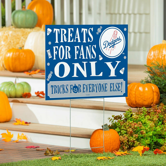 Team Sports America Recommended - Los Angeles Dodgers Yard Sign, Halloween Treats for Fans