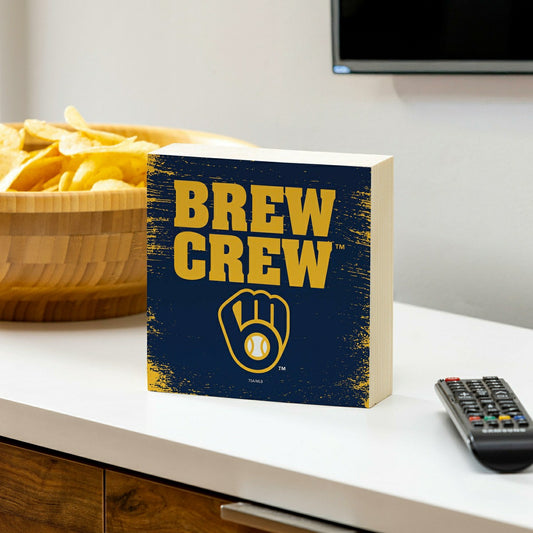 Team Sports America Everyday - Milwaukee Brewers Plock, Down Home Fans, 6x6