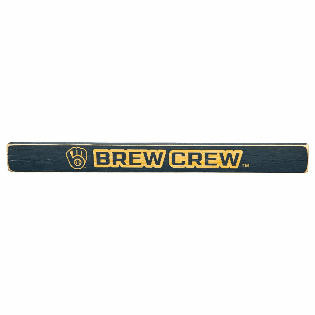 Team Sports America Value - Milwaukee Brewers Engraved Wood Sign, 1.5" x 18"