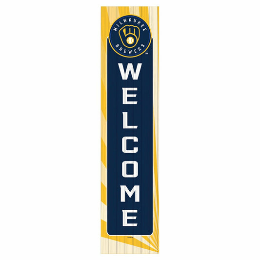 Team Sports America Essential - Milwaukee Brewers, Summer Seasonal Leaner, 46" Single Sided