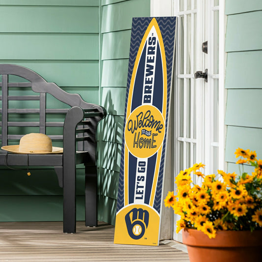 Team Sports America Everyday - Milwaukee Brewers Summer Seasonal Surfboard ECM Exclusive 47" Single S