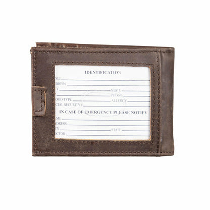 Team Sports America Classic - Minnesota Twins Front Pocket Wallet w/ RFID Blocking Brown