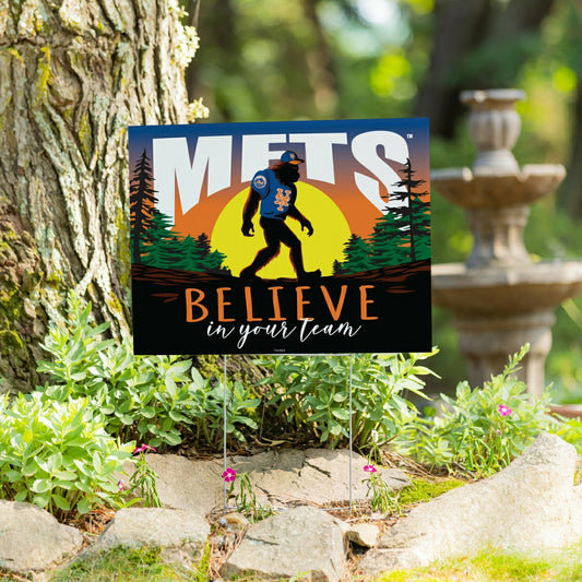 Team Sports America Trending - New York Mets Yard Sign, Bigfoot