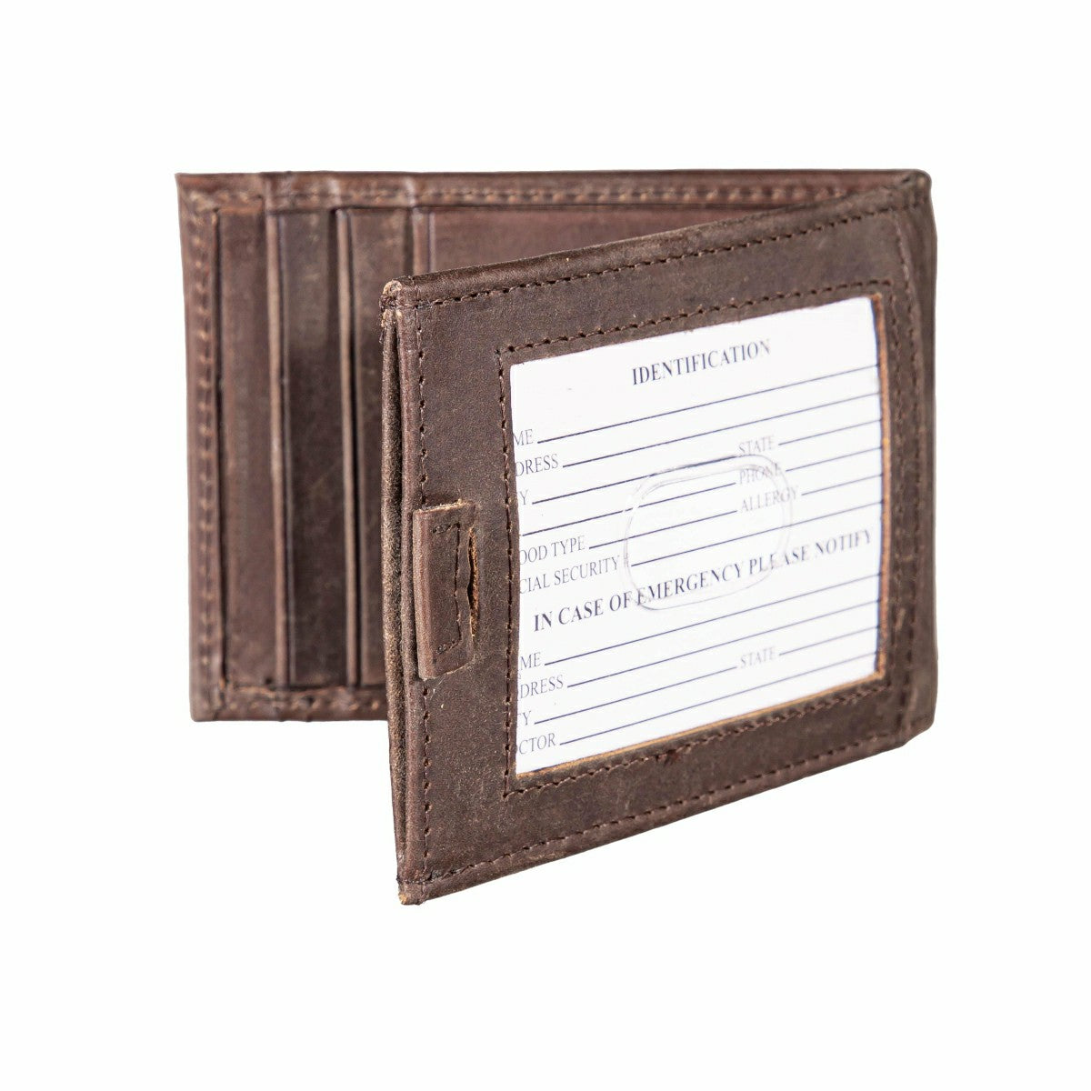 Team Sports America Trending - New York Mets Front Pocket Wallet w/ RFID Blocking Brown