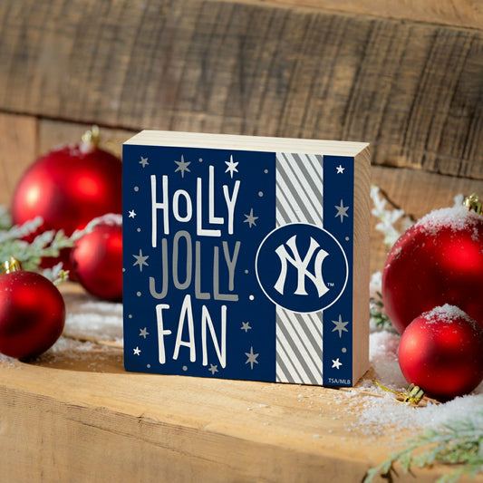 Team Sports America Best Seller - New York Yankees Block, Holiday, 6x6