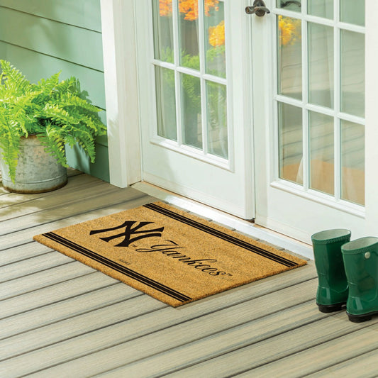 Team Sports America Everyday - NY Yankees Large One Color Coir Mat, 36"x24"