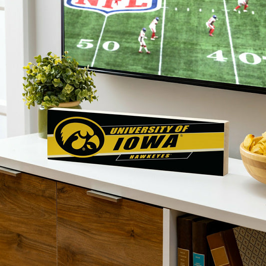 Team Sports America Trending - University of Iowa Mantle Sign, Down Home Fans, 5x18