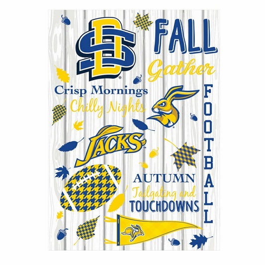 Team Sports America Value - South Dakota State University, Moire Flag, House Size, Fall Seasonal