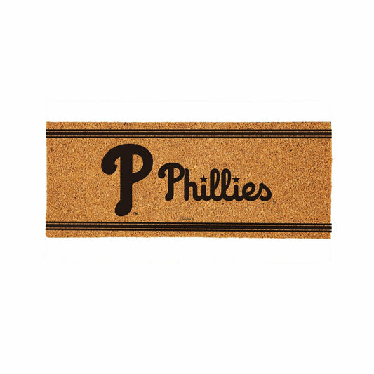 Team Sports America Exclusive - Philadelphia Phillies Extra Large One Color Coir Mat, 60"x24"