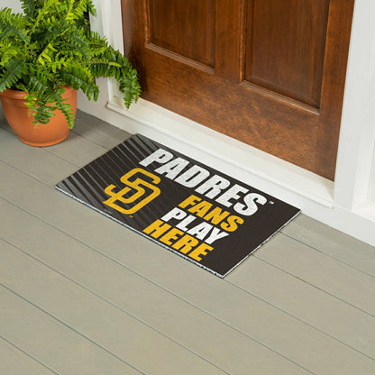 Team Sports America Classic - San Diego Padres Fan Mat, 28"x16"
