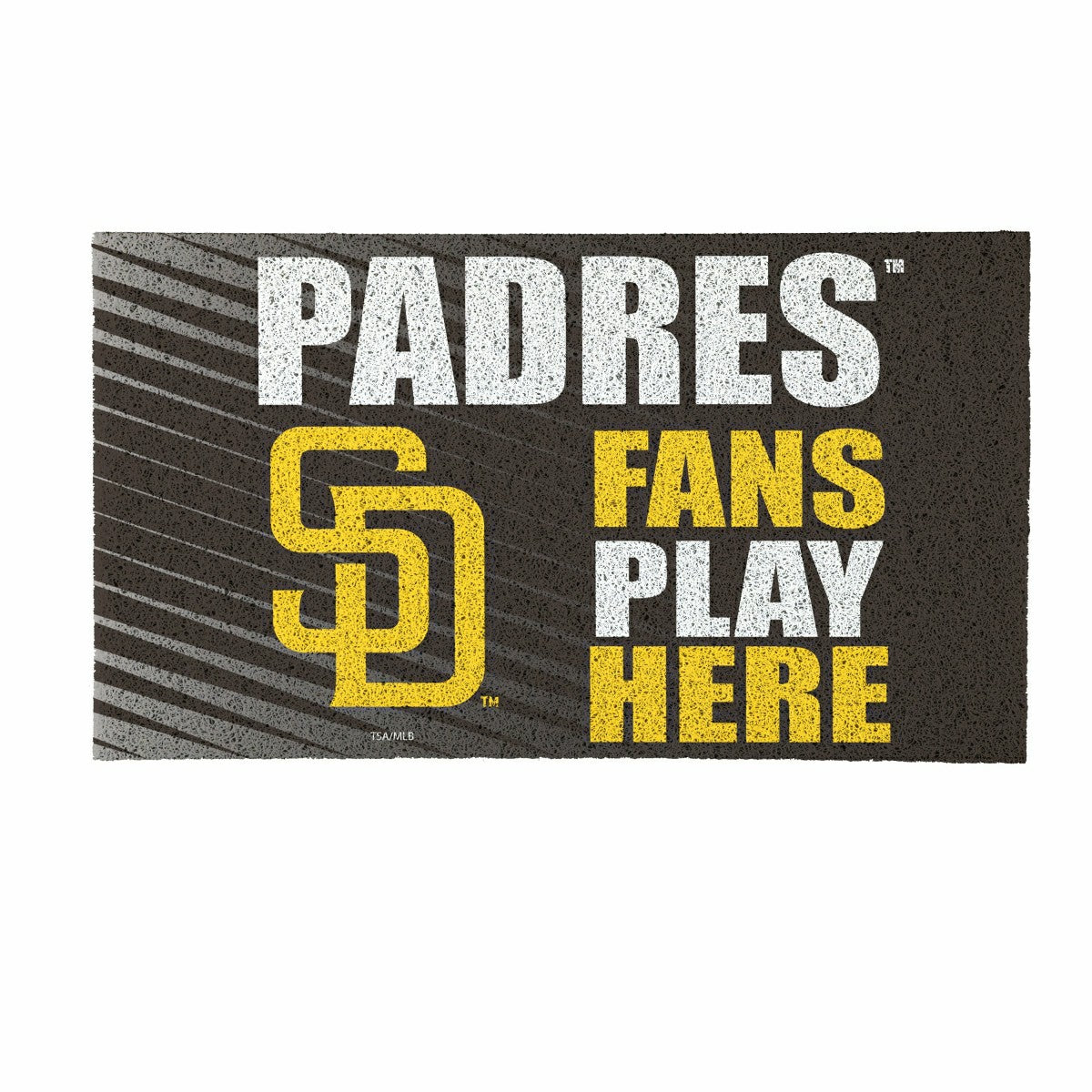 Team Sports America Classic - San Diego Padres Fan Mat, 28"x16"