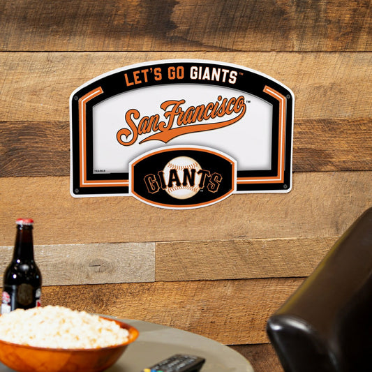 Team Sports America Everyday - San Francisco Giants USA Embossed Steel Wall Sign, 11" x 17"