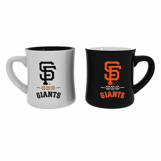 Team Sports America Best Seller - San Francisco Giants 10oz Ceramic Cup Set, 2pc