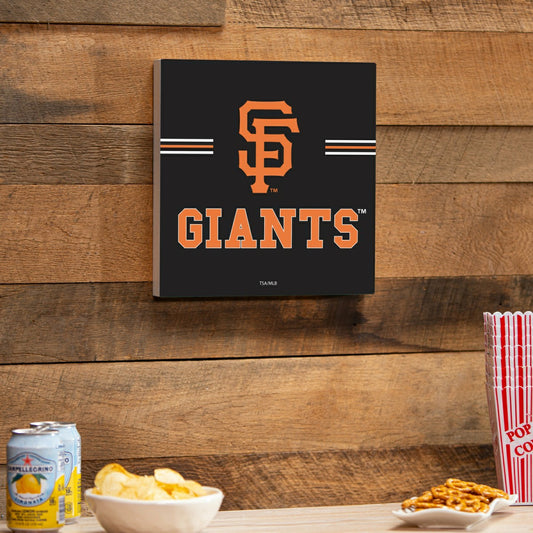 Team Sports America Essential - San Francisco Giants Wood Wall Sign, 12x12