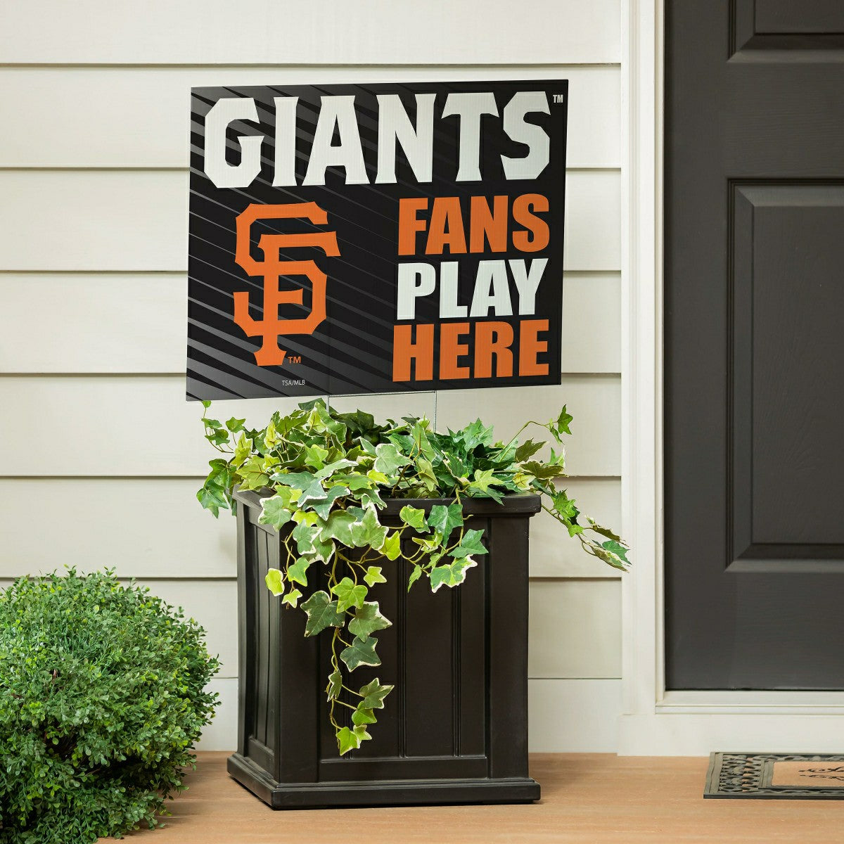 Team Sports America Value - San Francisco Giants Coroplast Yard Sign "Fans Play Here"