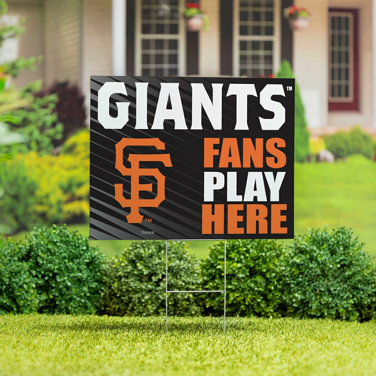 Team Sports America Value - San Francisco Giants Coroplast Yard Sign "Fans Play Here"