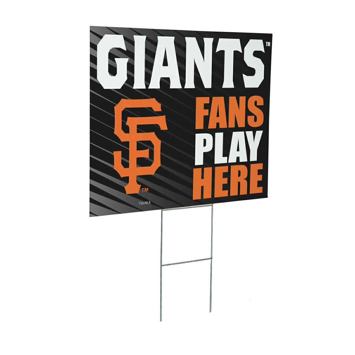 Team Sports America Value - San Francisco Giants Coroplast Yard Sign "Fans Play Here"